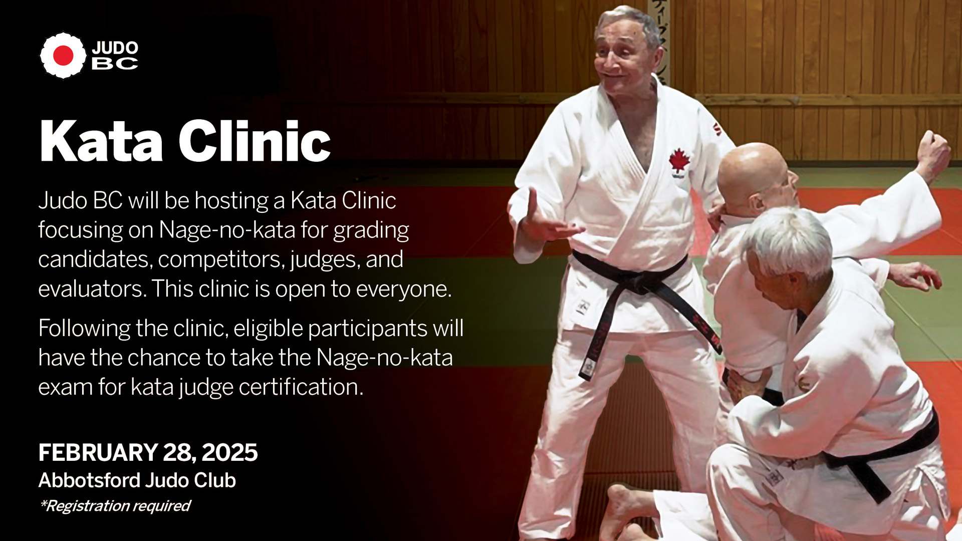 Judo BC - Kata Clinic FEB 2025